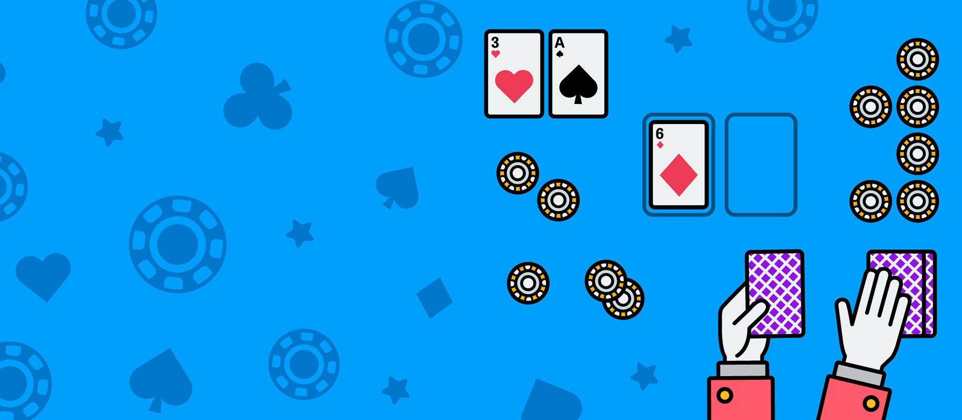 Blackjack in online casinos.