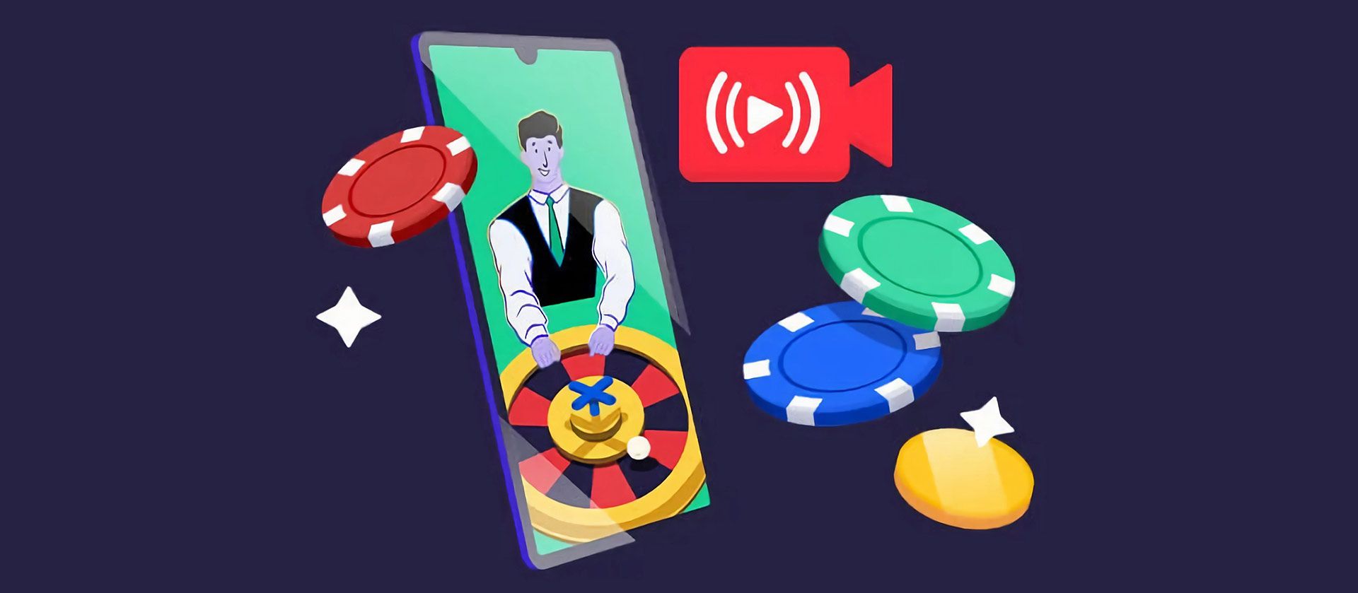 Live dealer roulette casino in Canada.